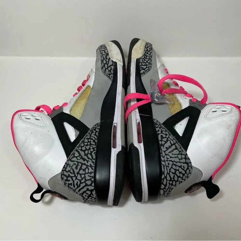 Jordan Pink Patterned Athletic Sneakers